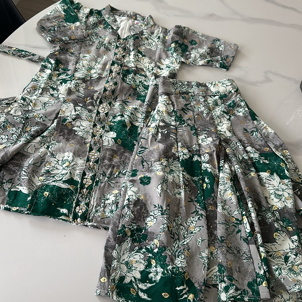 Brand New Toddler girl coord set Indian Pakistani wear kurta pants